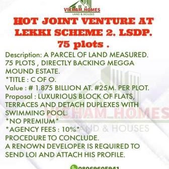 Hot jv at lekki scheme 2.lsdp